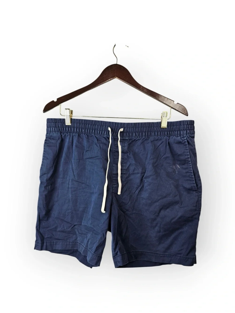 Banana Republic Men's Navy Blue Easy Short Elastic Waist Drawstring Size Large